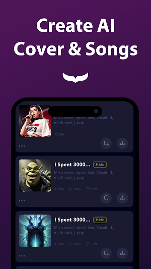 Whale.AI: AI Cover & Songs Screenshot 2