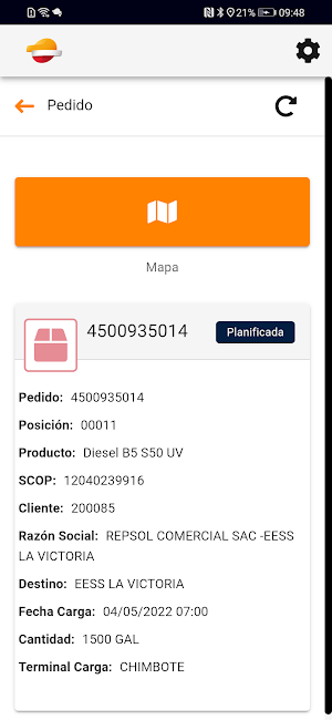 APP CLIENTE Screenshot 1