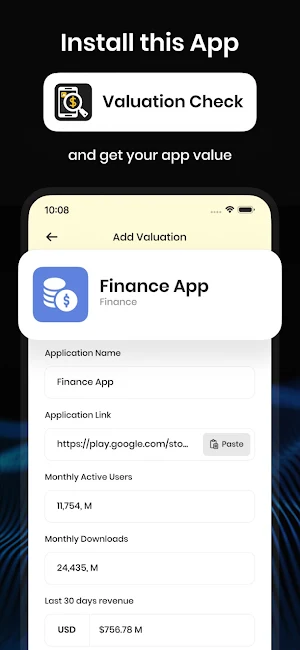 App Value Calculator Screenshot 1
