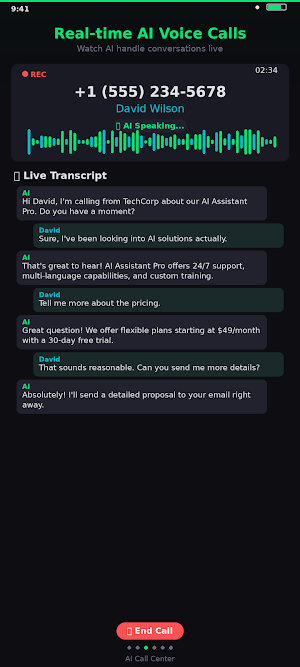 AI Call Center - Sales Dialer Screenshot 2