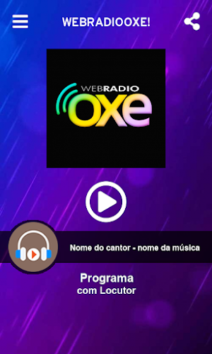WEBRADIOOXE! Screenshot 1
