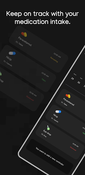 Medicine Monitoring App Screenshot 1