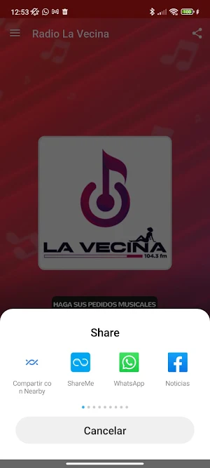 Radio La Vecina Screenshot 3