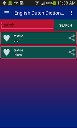 Free English Dutch Dictionary Screenshot 2