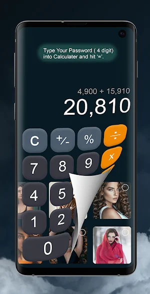 Calculator - Photo Vault Screenshot 0
