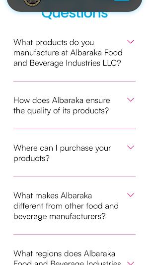 AlBaraka Food and Beverage Screenshot 0