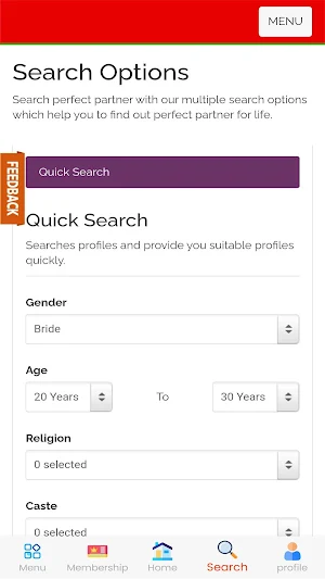 Kammavar Suyamvaram App Screenshot 2