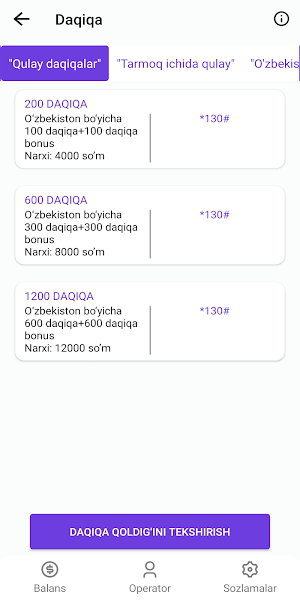 USSD kodlar Official Screenshot 3