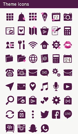 Kiss Me Theme +HOME Screenshot 3