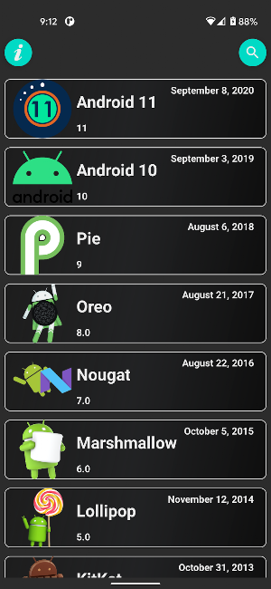 The Android OS Screenshot 1