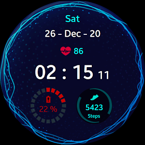 Music Pulse Watch Face Screenshot 2