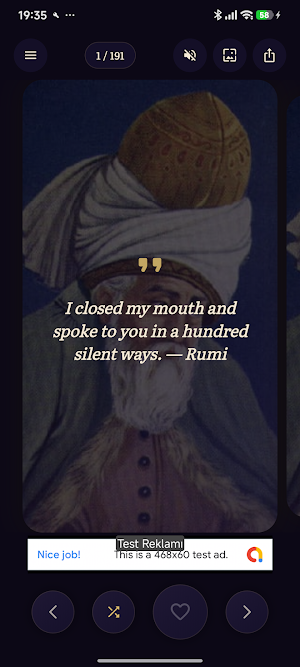 Rumi Quotes Screenshot 0