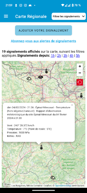 Neigistes - Météo Lorraine Screenshot 0