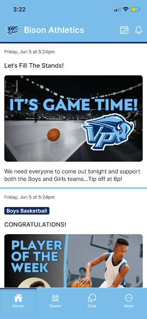 Vista PEAK Bison Athletics Screenshot 0