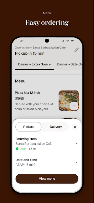 Santa Barbara Italian Cafe Screenshot 2