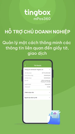 Tingbox.vn - mPos360 Screenshot 1