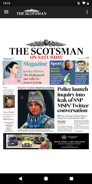 The Scotsman Newspaper Screenshot 0