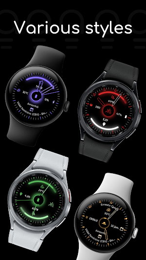 AD NeoN Analog - Watch Face Screenshot 2