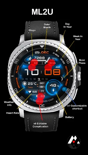 ML2U 361 Watch Face Screenshot 1