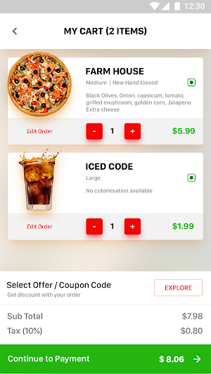 PizzaMenia - Template Screenshot 3