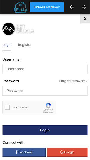 Betdelala app Screenshot 2