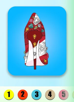 High Heels Coloring Screenshot 2