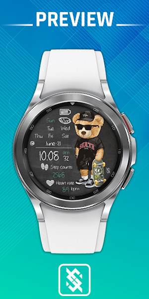 BFF7- Blackboard Art Bear Cool Screenshot 0