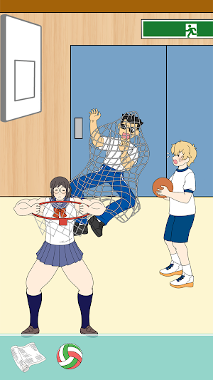 Muscle Girl protects Ren-kun! Screenshot 3