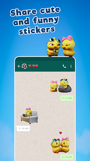 QUACK AND LOLA ™ Stickers Screenshot 1
