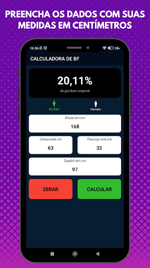 Calculadora de BF Screenshot 1