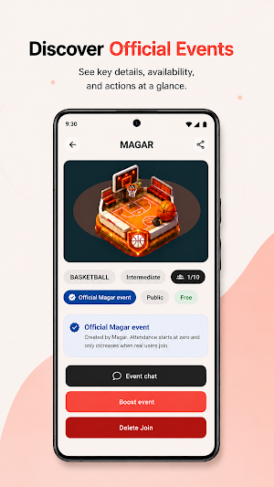 Magar: Find Nearby Sports Screenshot 1