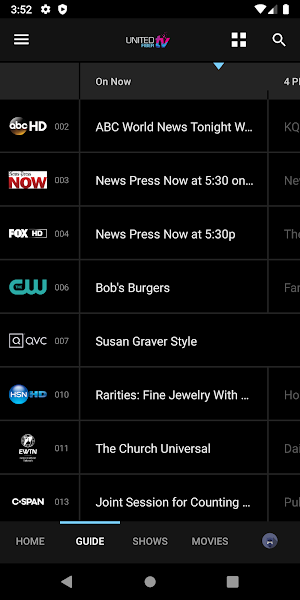 United Fiber TV Screenshot 1
