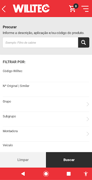 Willtec - Catálogo Screenshot 1