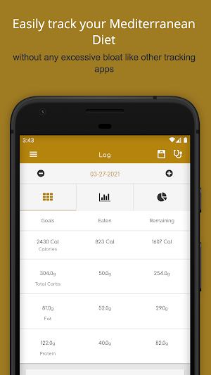 MyMedi: Mediterranean Diet Tracker & Meal Plan Screenshot 0