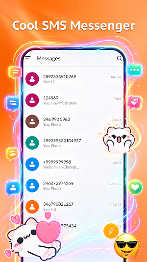 Cool SMS Messenger Screenshot 0
