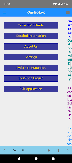 GasztroLex Screenshot 1