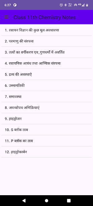Class 11th Chemistry Notes Screenshot 0