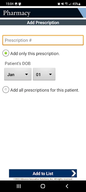 Yale Health Pharmacy Screenshot 2