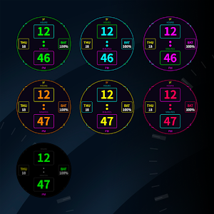 Retro Arcade - watch face Screenshot 2