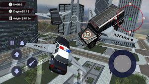 Flying Car Police Game Screenshot 1