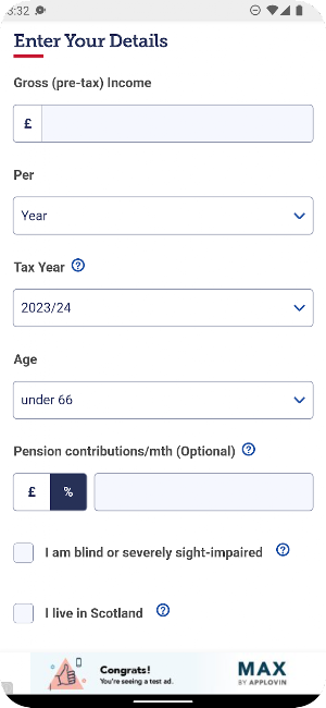 Take Home Wage Calculator Screenshot 3