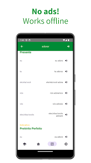 Verbare: All Portuguese verbs Screenshot 1