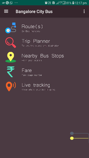 Bangalore City  Bus Screenshot 0