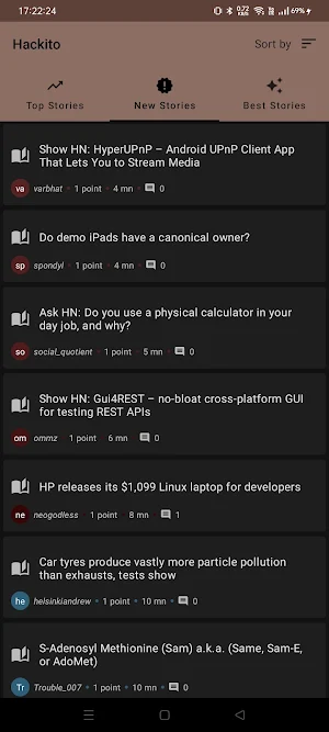 Hackito - The Hacker News App Screenshot 0