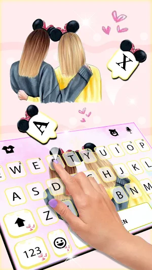 Best Friends 2 Keyboard Background Screenshot 1