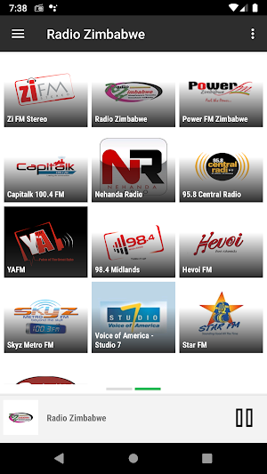 RADIO ZIMBABWE : Online Zimbabwean radios Screenshot 2