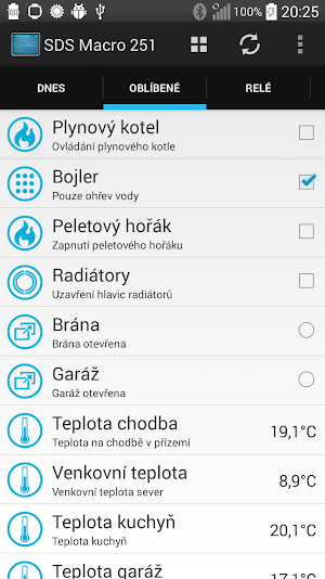 SDS Control Panel Screenshot 2