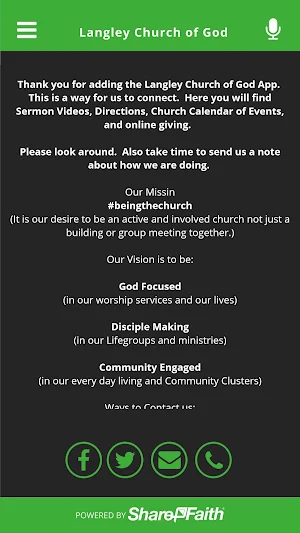 Langley Church of God Screenshot 1
