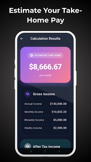 Paycheck Calculator & Salary Screenshot 1