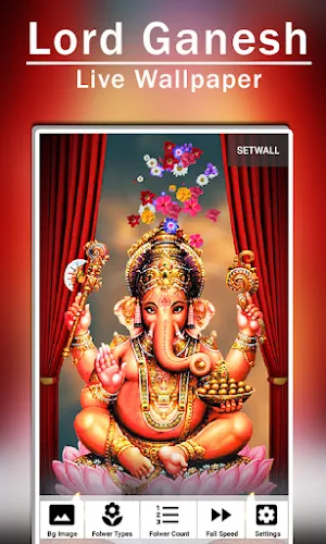 Animated Ganesh Live Wallpaper Screenshot 3